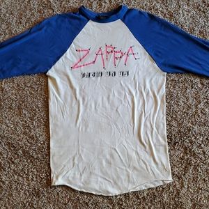 Vintage 1984 Frank Zappa baseball t shirt